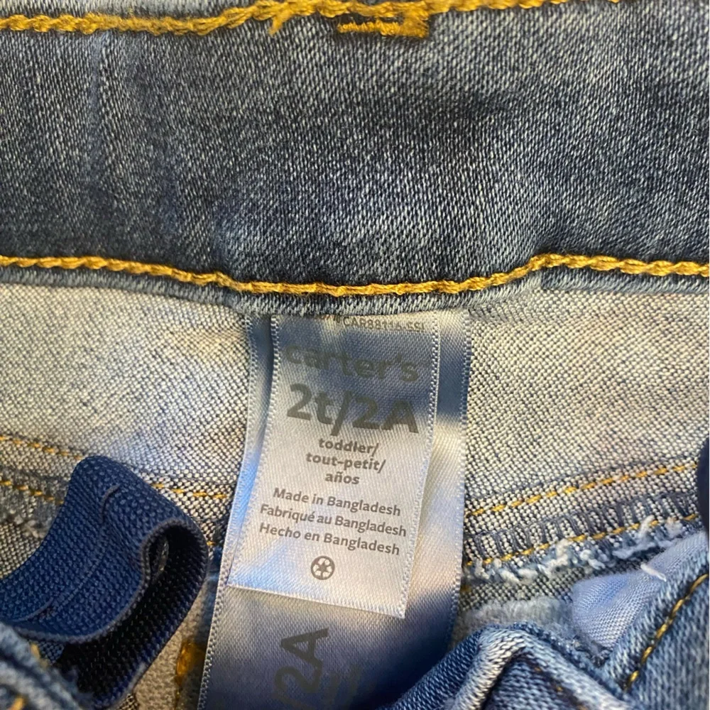 Carter’s Blue Jean Denim Stretch Skirt with Pockets, girls size 2T